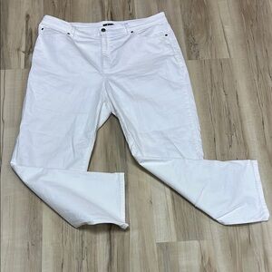 White Eileen Fisher Women's Jeans - 18